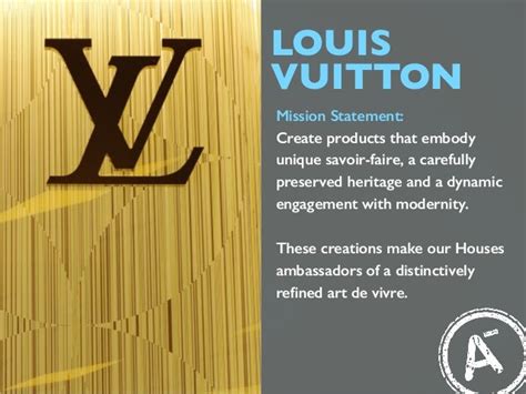 louis vuitton vision mission|louis vuitton vision statement.